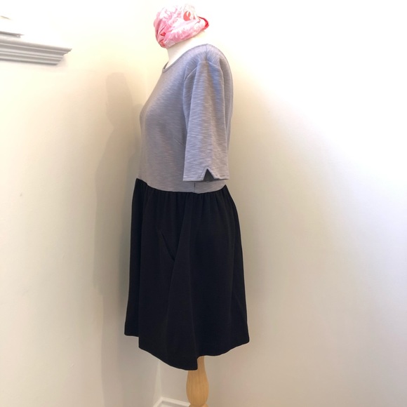 Free People V-back grey and black dress, US XS fits XS/S - Picture 3 of 8